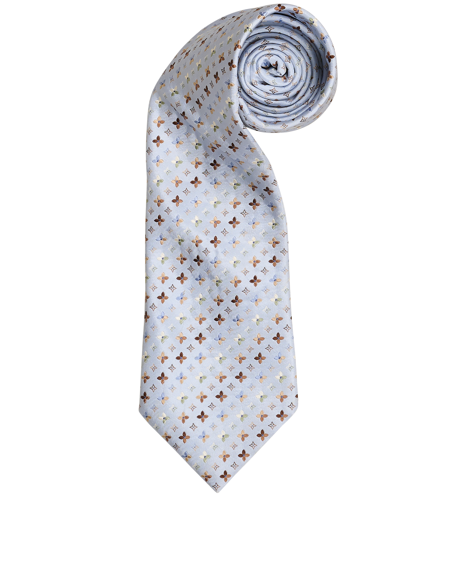 Louis Vuitton Monogram Tie, &pound;80, Accessories, Blue, Silk, Other view