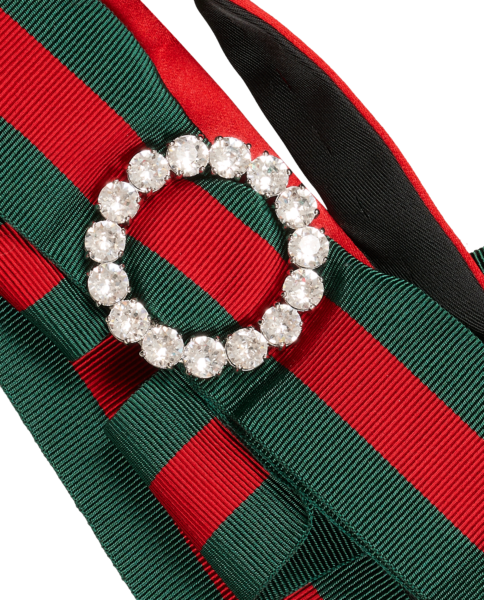 Gucci Bow Web Neck Tie, &pound;90, Accessories, Green/Red, Viscose, Other view