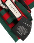 Gucci Bow Web Neck Tie, &pound;90, Accessories, Green/Red, Viscose, Other view