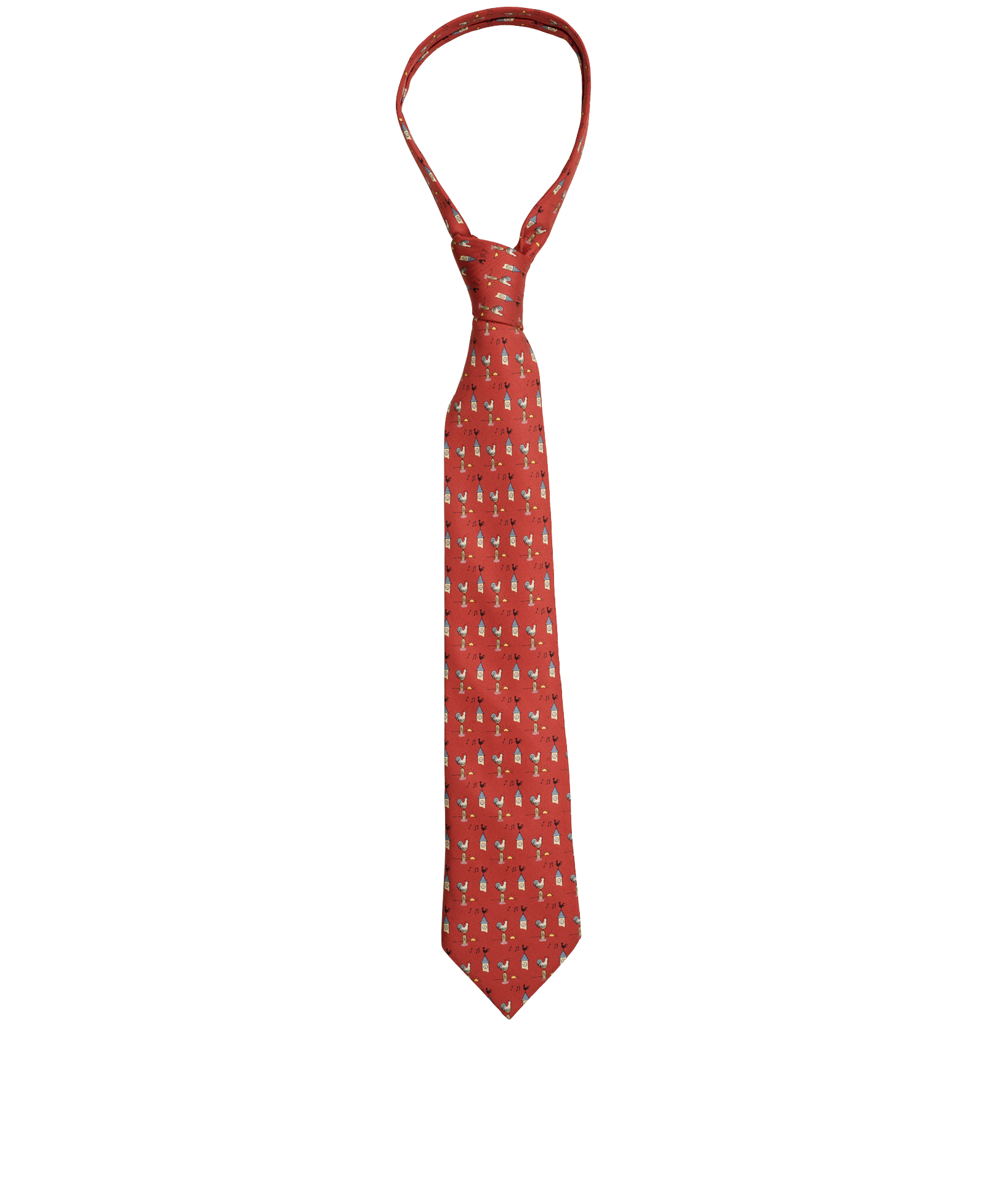 Pre-loved Hermes Morning Chicken Tie - £95