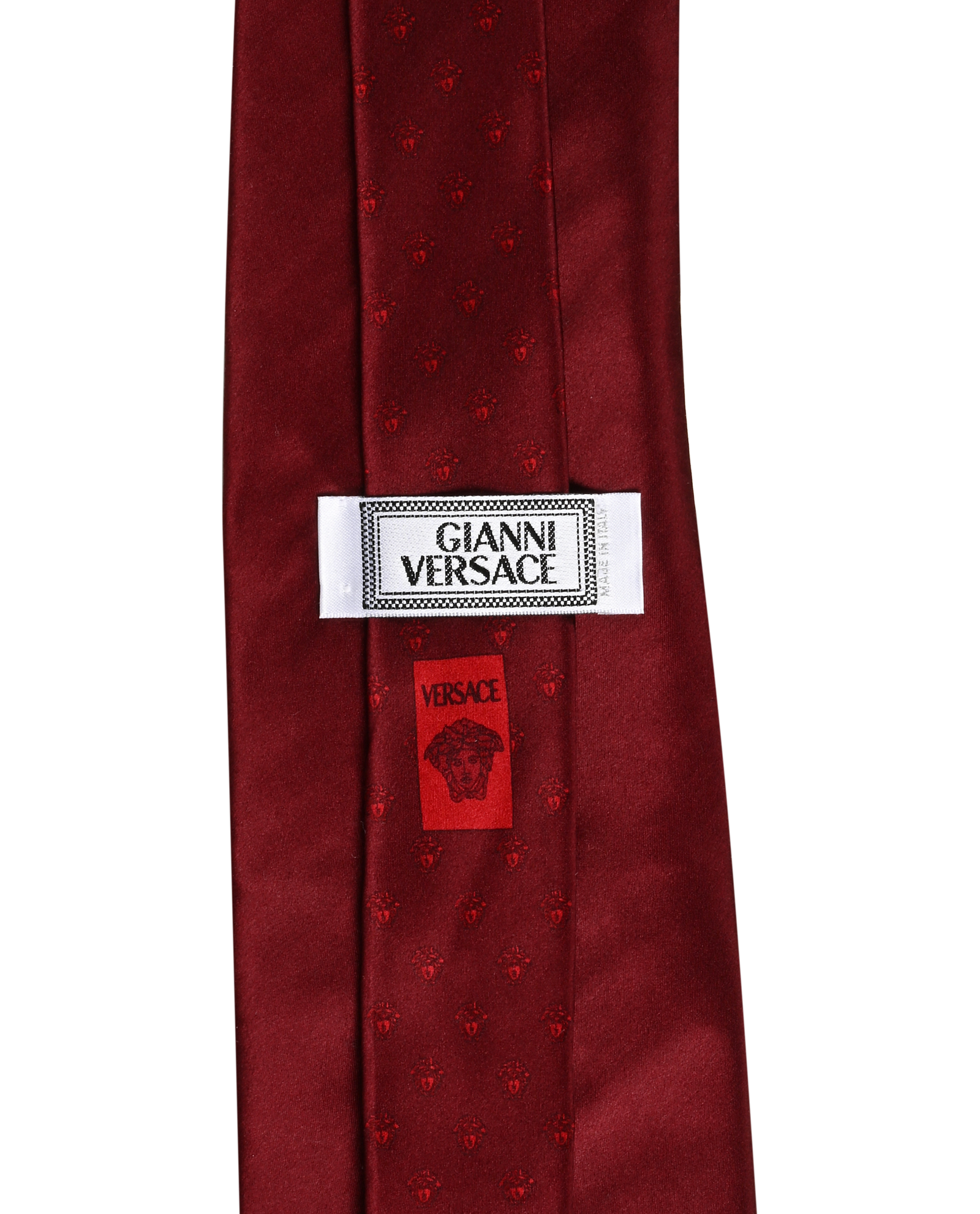 Versace Barocco Tie, &pound;70, Accessories, Burgundy, Silk, Other view