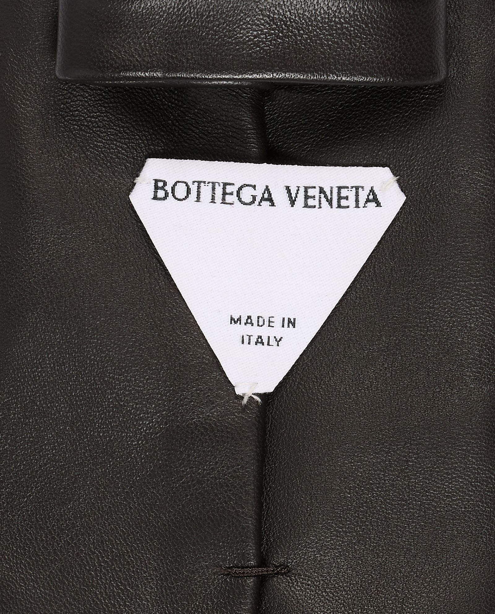 Bottega Veneta Printed Tie, &pound;250, Accessories, Beige/Orange, Leather/Pony / Calfhair, Other view