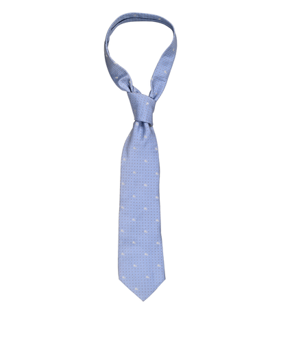 Burberry Knight Tie, &pound;80, Accessories, Blue, Silk, Front view