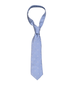 Burberry Knight Tie, Silk, Blue, 3*