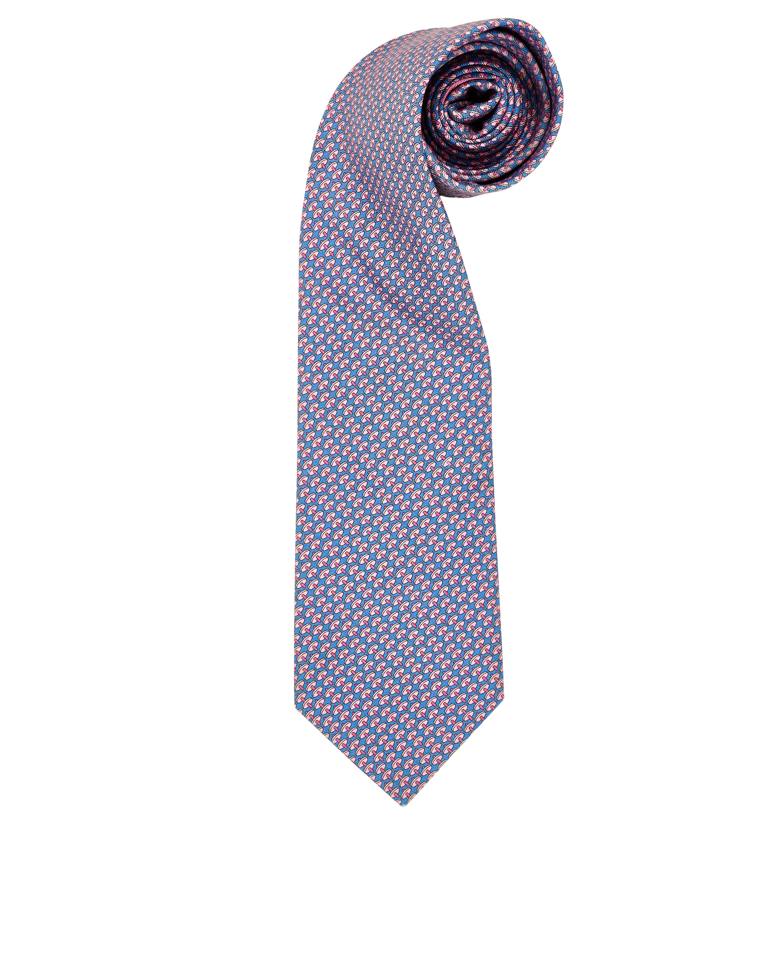 Hermes Dumbbell Print Tie, &pound;70, Accessories, Purple, Silk, Other view