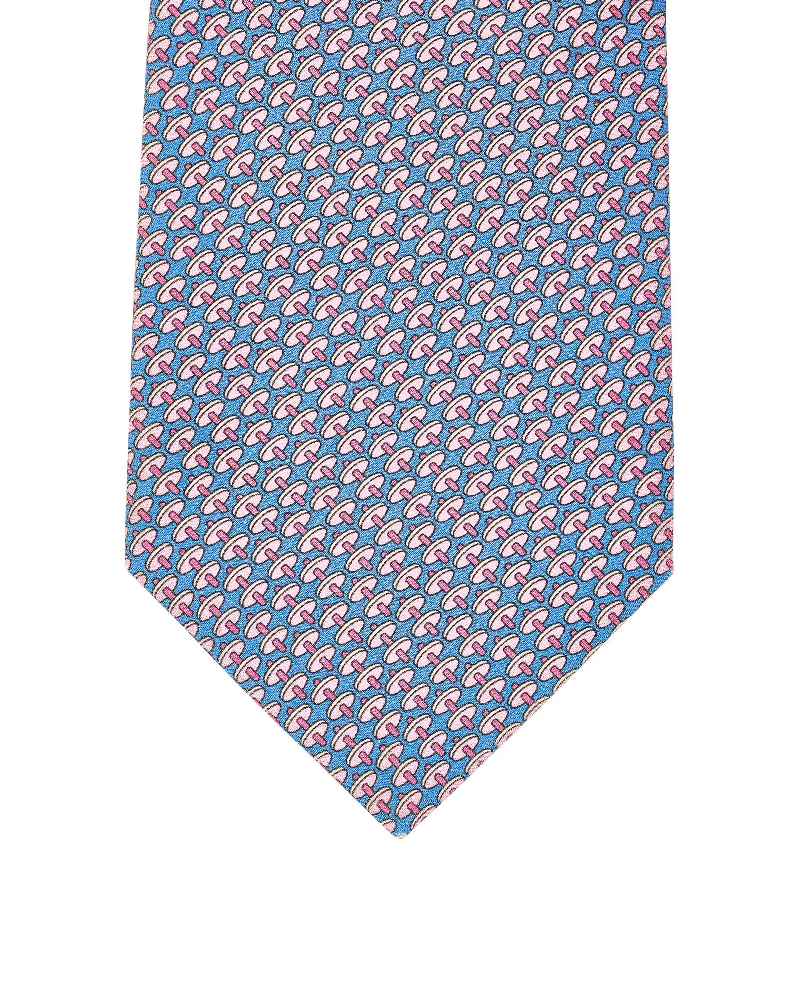 Hermes Dumbbell Print Tie, &pound;70, Accessories, Purple, Silk, Other view