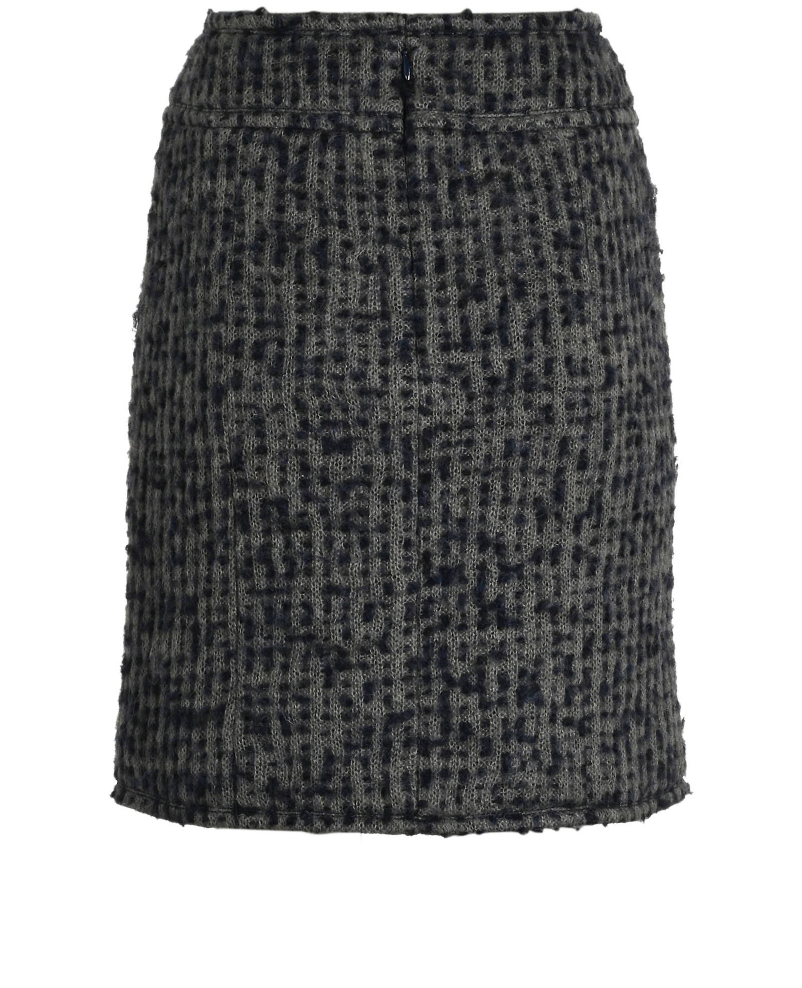 Chanel Jacket & Skirt Co-ord, &pound;1,200, Clothing, Blue/Grey, Acrylic Plastic/Wool, Other view