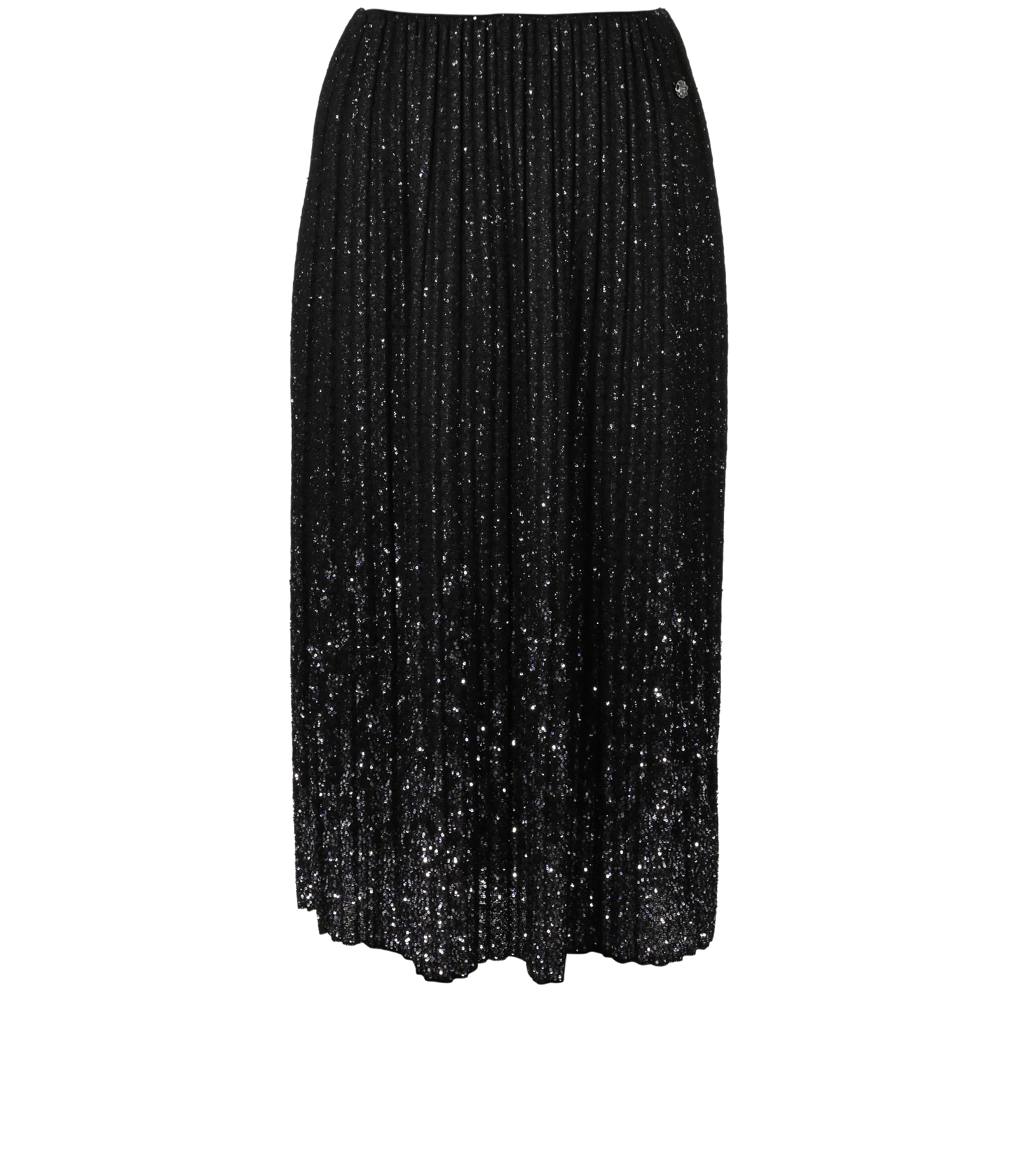 Chanel Sequins Cardigan & Skirt Co-Ord, &pound;2,900, Clothing, Black, Polyester (Polymer)/Viscose, Other view