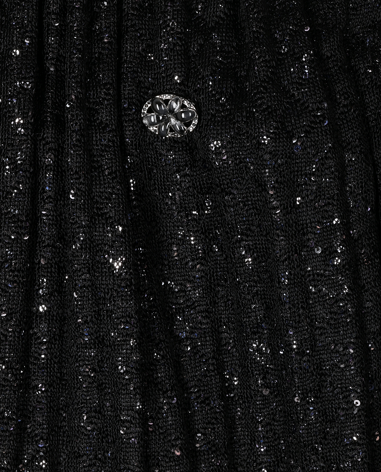 Chanel Sequins Cardigan & Skirt Co-Ord, &pound;2,900, Clothing, Black, Polyester (Polymer)/Viscose, Other view