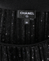 Chanel Sequins Cardigan & Skirt Co-Ord, &pound;2,900, Clothing, Black, Polyester (Polymer)/Viscose, Other view