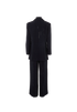 Self-Portrait Rhinestone Embellished Pinstripe Suit, &pound;320, Clothing, Navy, Polyester (Polymer), Back view