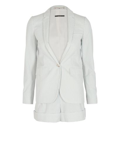Gucci Striped Jacket/Shorts Co-ord, &pound;250, Clothing, Blue/White, Cotton, Front view