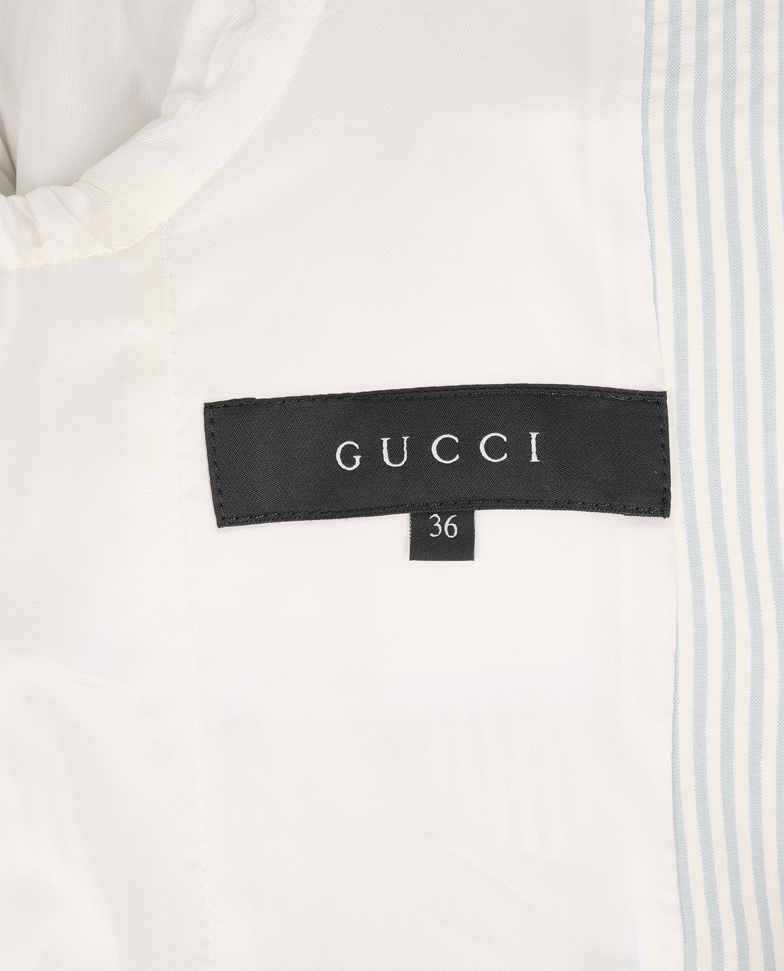 Gucci Striped Jacket/Shorts Co-ord, &pound;250, Clothing, Blue/White, Cotton, Other view