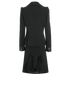 Kenzo Skirt Suit Co-Ord, &pound;190, Clothing, Black, Cotton, Back view