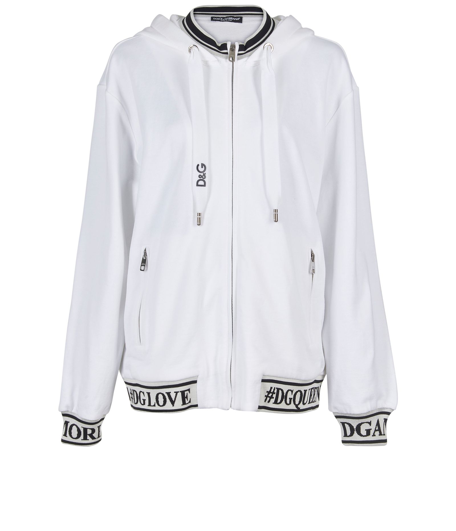 Dolce and gabbana tracksuit black best sale and white