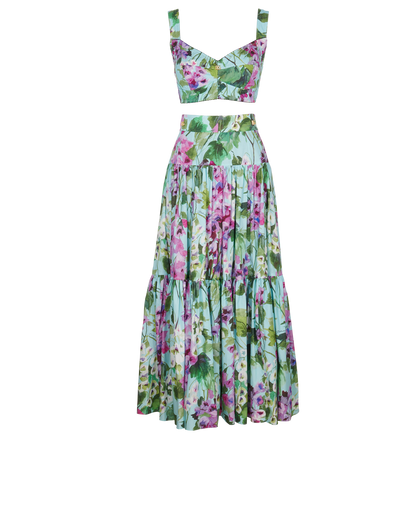 Dolce & Gabbana Floral Top & Skirt Set, front view