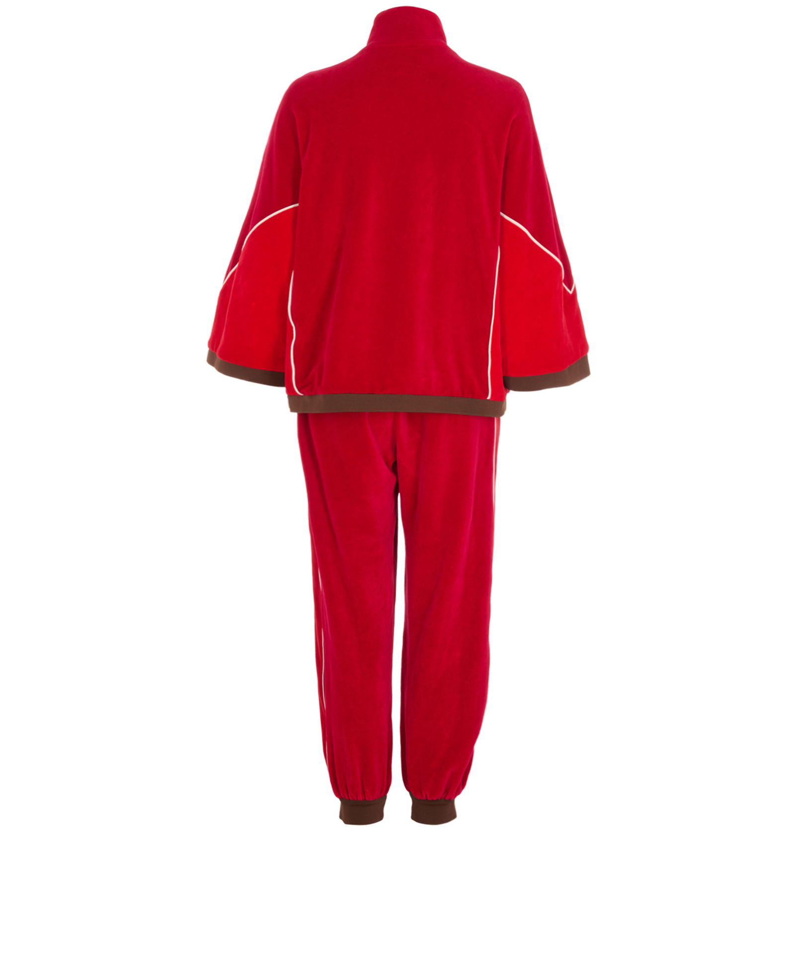 Gucci GG Tracksuit Co-Ord, &pound;295, Clothing, Red, Cotton, Back view