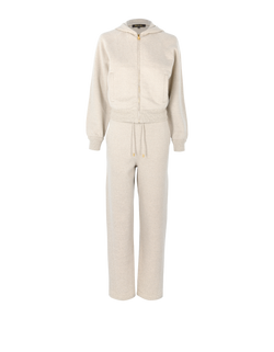 Loro Piana Brienno Track Pants & Hoodie Co-Ord,Hemp/Cshm/Cot,Cream,SzXS,3*