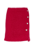 Self-Portrait Heart Buttons Cardigan and Skirt, other view