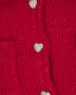 Self-Portrait Heart Buttons Cardigan and Skirt, other view