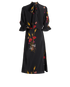 Valentino Floral Print Skirt Set, back view