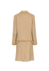 Chanel 2004A Boucle Skirt &Jacket Co-Ord, &pound;1,300, Clothing, Beige, Sequins/Wool, Back view