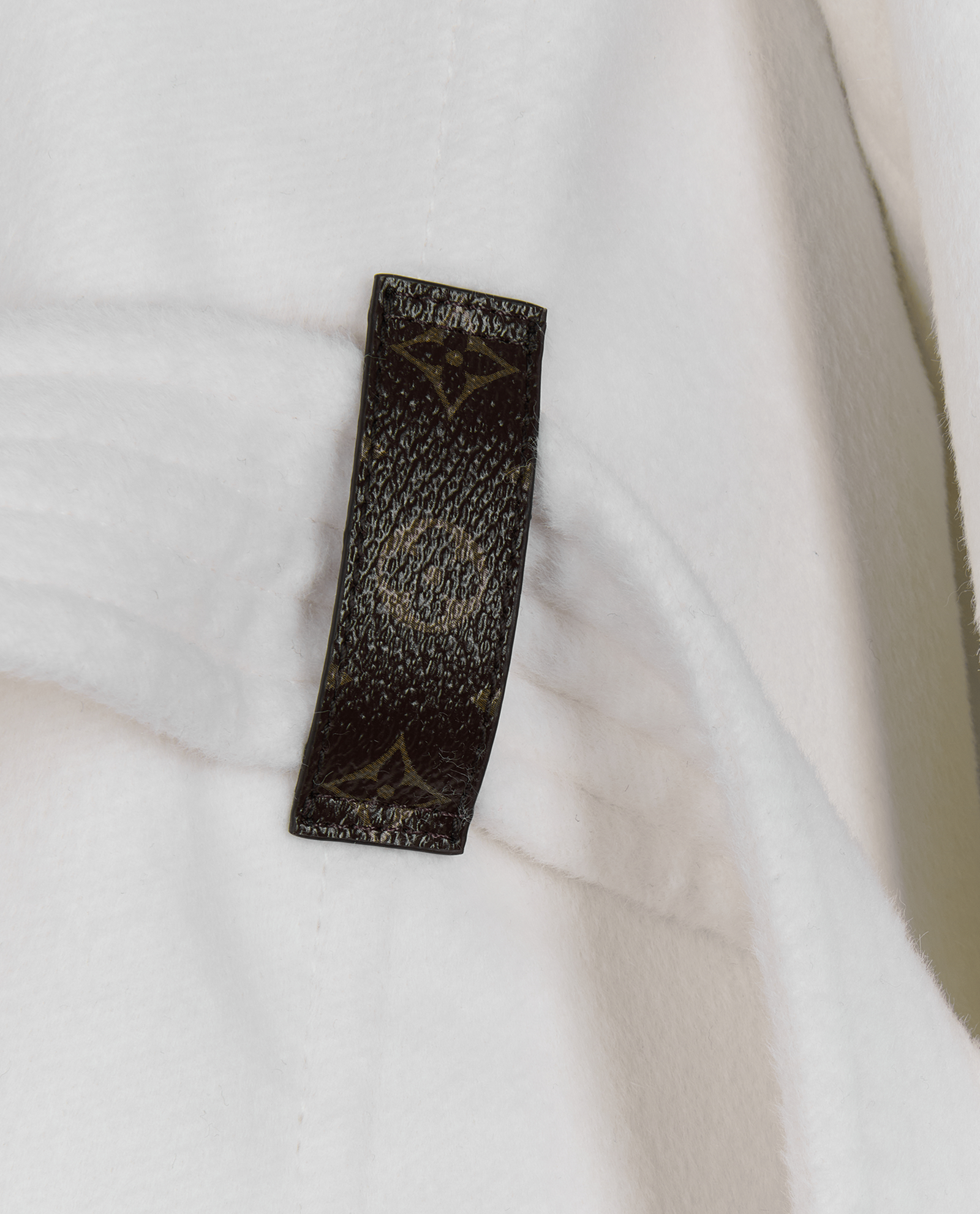 Louis Vuitton Belted Wrap Coat, &pound;595, Clothing, White, Wool, Other view