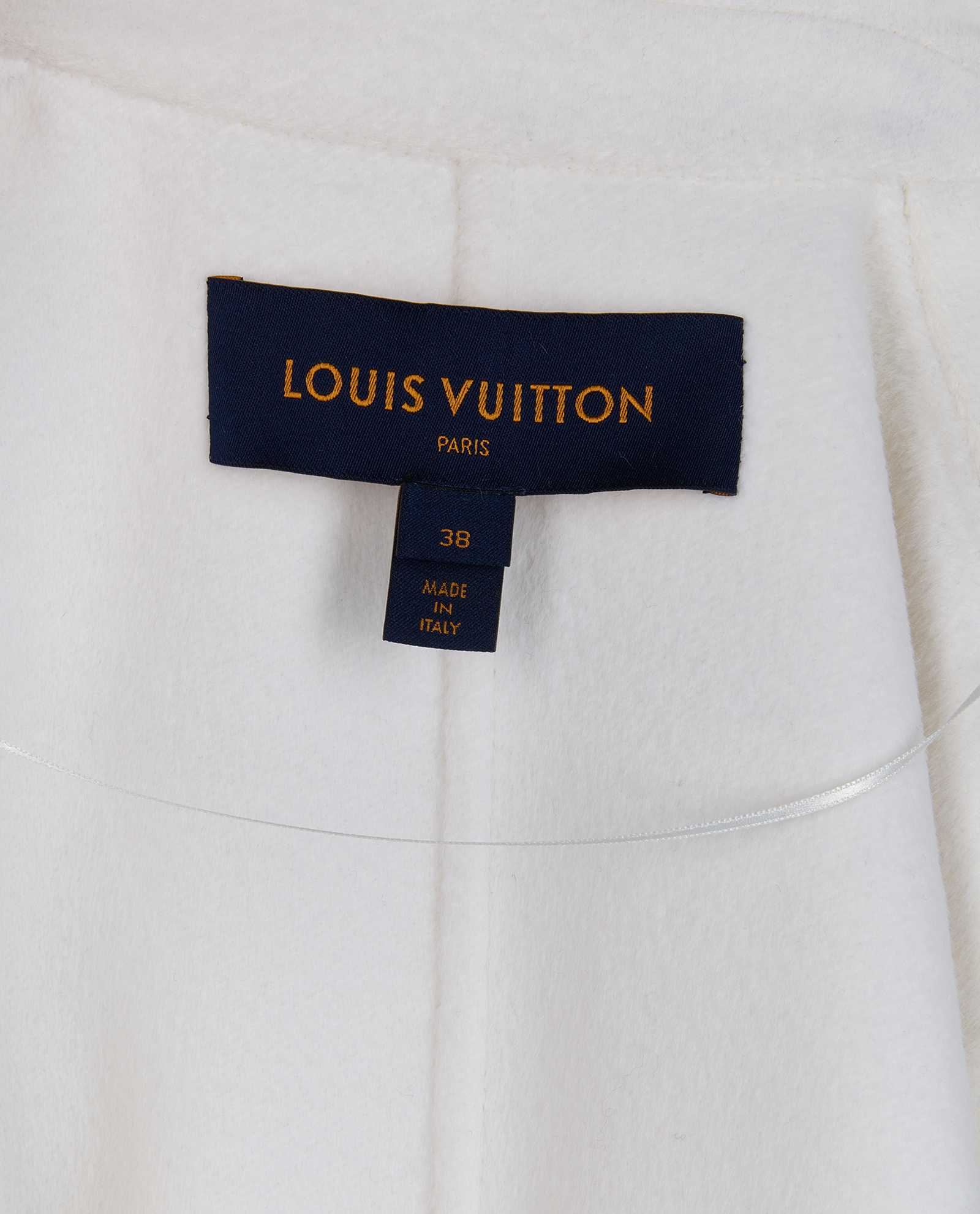 Louis Vuitton Belted Wrap Coat, &pound;595, Clothing, White, Wool, Other view
