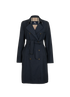 Burberry Vintage Trench coat, &pound;495, Clothing, Blue, Cotton, Front view
