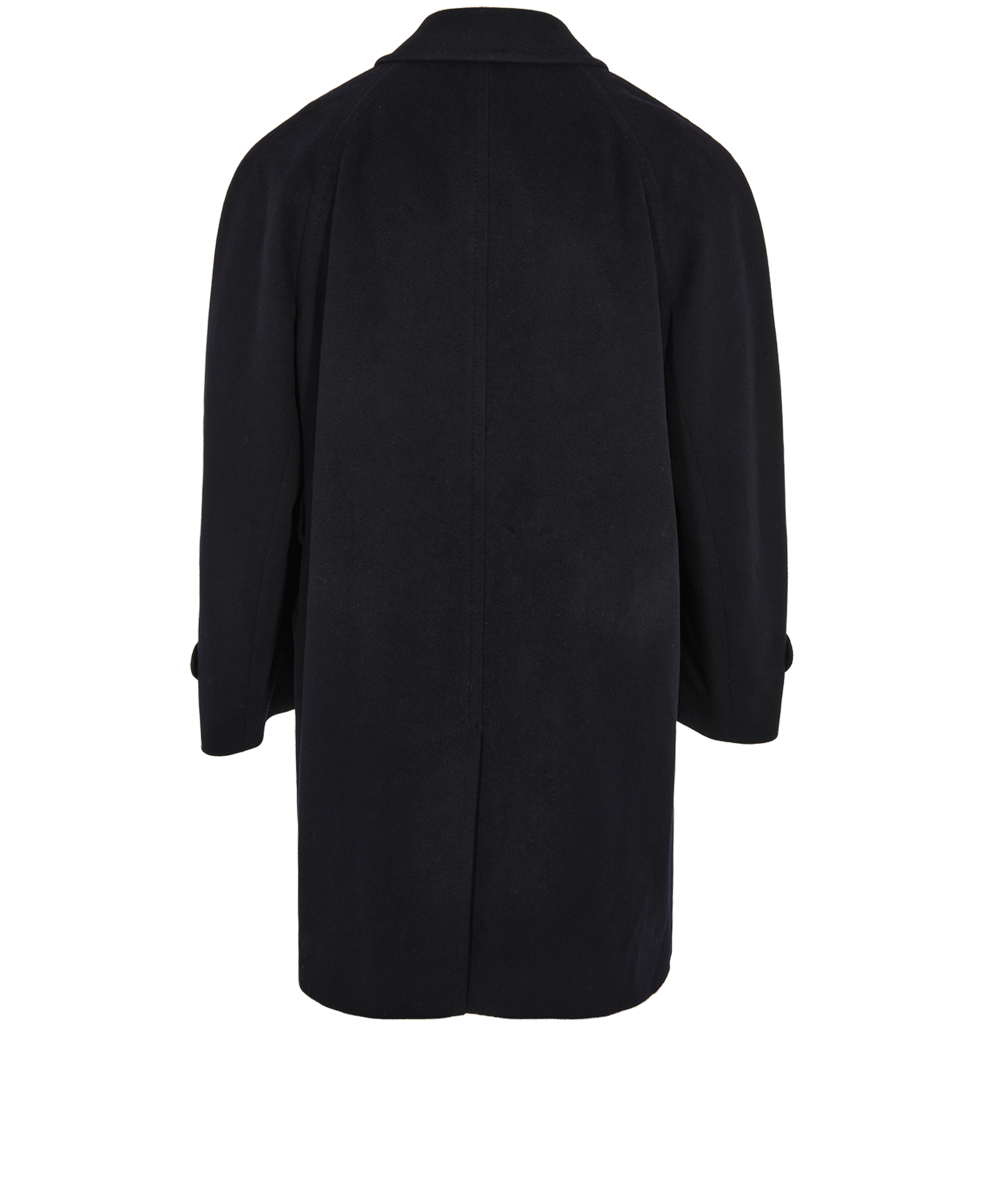 Loro Piana Vintage Oversized Coat, &pound;550, Clothing, Navy, Wool, Back view