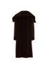 Max Mara Single-Breasted Coat, &pound;495, Clothing, Brown, Alpaca Wool, Back view