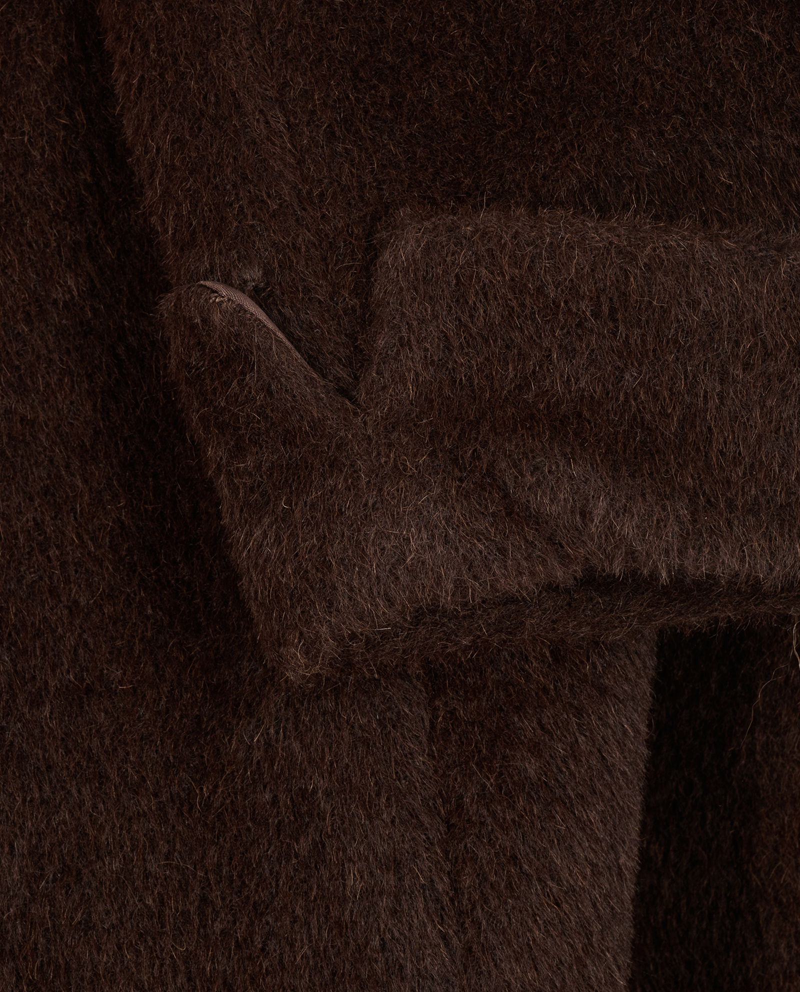 Max Mara Single-Breasted Coat, &pound;495, Clothing, Brown, Alpaca Wool, Other view