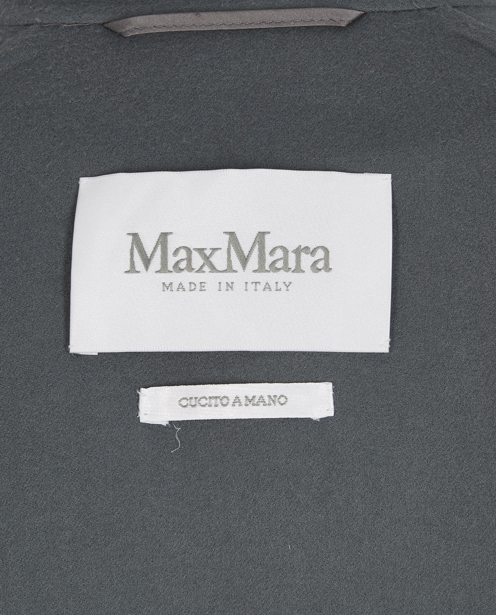 Max Mara Belted Coat, &pound;750, Clothing, Grey, Wool, Other view