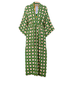 Gucci Towelling Robe, Polyamide, Green/Beige, UK4, 1*
