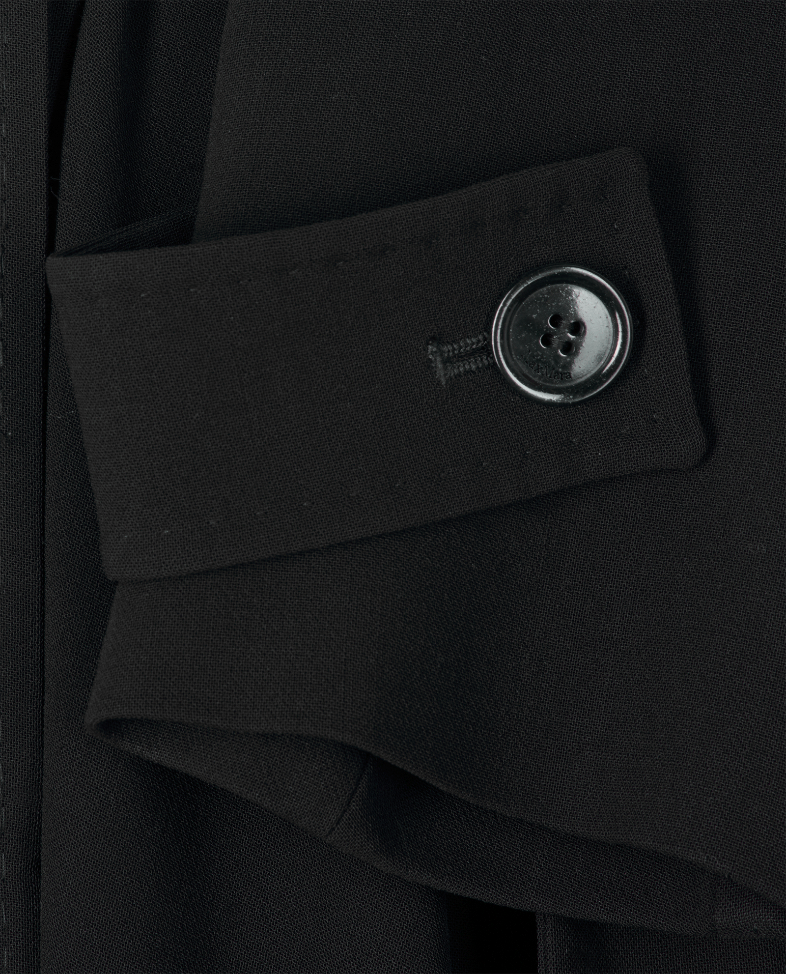 Max Mara Hooded Double Breasted Trench, &pound;395, Clothing, Navy, Wool, Other view