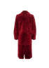Joseph Double Breasted Midi Coat, &pound;295, Clothing, Red, Shearling, Back view