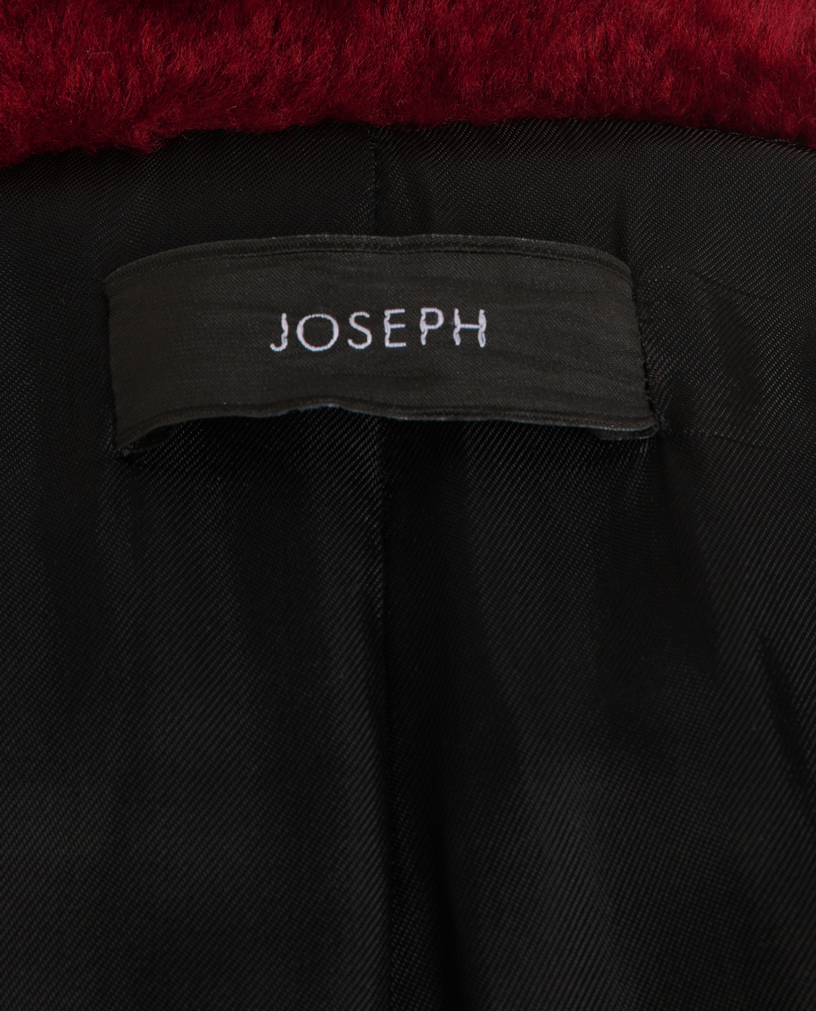Joseph Double Breasted Midi Coat, &pound;295, Clothing, Red, Shearling, Other view