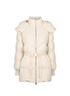 Stella McCartney Kayla Belted Puffer Coat, &pound;250, Clothing, White, Viscose, Front view