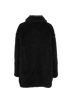 Max Mara Teddy Coat, &pound;560, Clothing, Black, Alpaca Wool, Back view