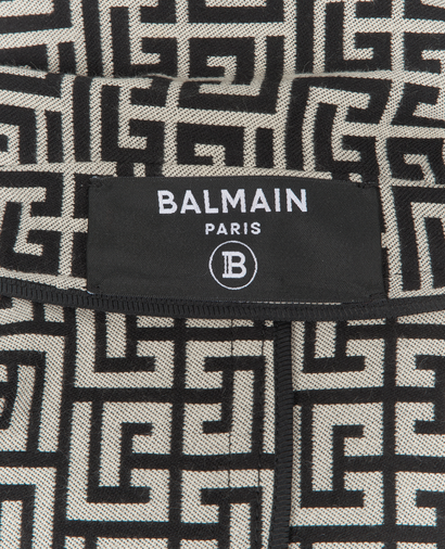 Pre-loved Balmain Monogram Long Trench - £1,200