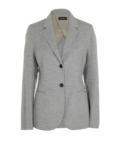 Joseph Archi Short Coat, Wool/Cashmere, Grey, UK12, 3*