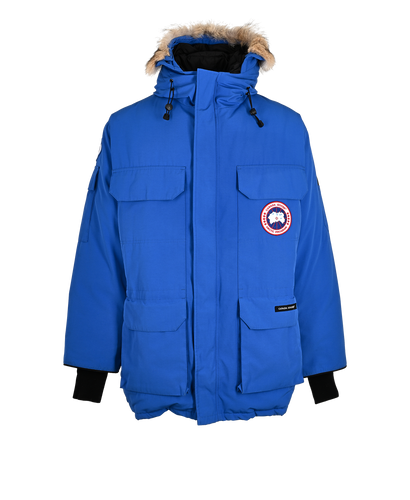 Canada Goose PBI Expedition Parka, £550, Clothing, Blue, Down Feathers/Polyester (Polymer), Front view