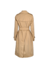 Burberry The Kensington Trench Coat, &pound;995, Clothing, Beige, Cotton, Back view