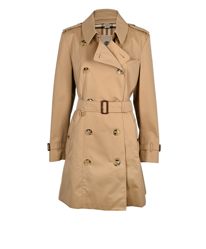 Burberry Chelsea Heritage Trench Coat, &pound;1,100, Clothing, Beige, Cotton, Front view