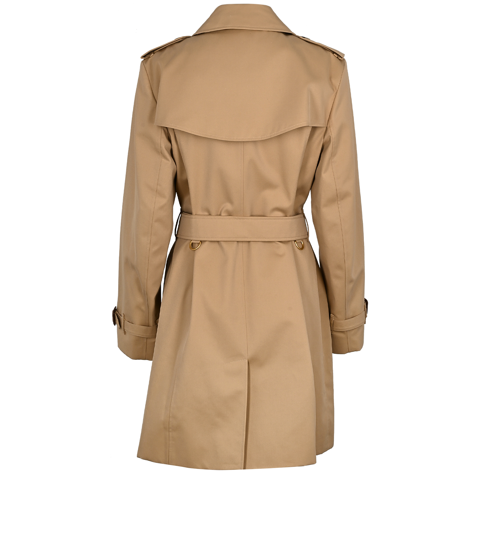 Burberry Chelsea Heritage Trench Coat, &pound;1,100, Clothing, Beige, Cotton, Back view
