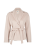 Hermes Belted Short Coat, &pound;490, Clothing, Pink, Cashmere, Front view