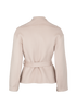 Hermes Belted Short Coat, &pound;490, Clothing, Pink, Cashmere, Back view