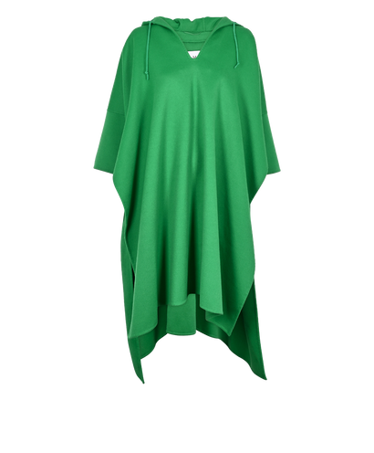 Max Mara Hooded Cape, £395, Clothing, Green, Wool, Front view