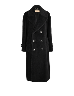 Burberry Long Double Breasted Coat, Mens, Angora, Grey, Sz S, 3*