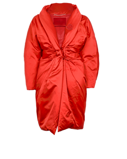 Moncler Gamme Rouge Puffer Coat, Silk/Down, Red, Sz XXS, 2*